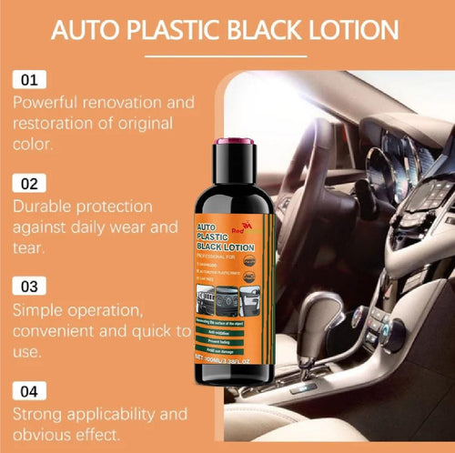 Auto Plastic Black Lotion 100ml (Pack of 1)